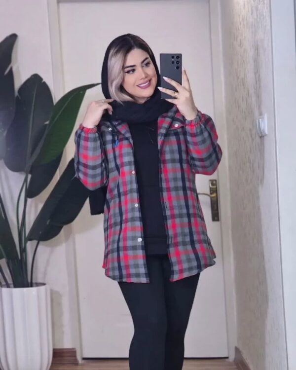 مانتو چهار خانه نهال کد316 - Image 6