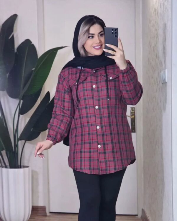 مانتو چهار خانه نهال کد316 - Image 9