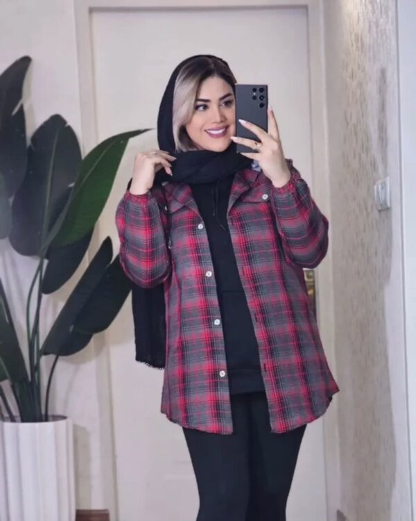 مانتو چهار خانه نهال کد316 - Image 8
