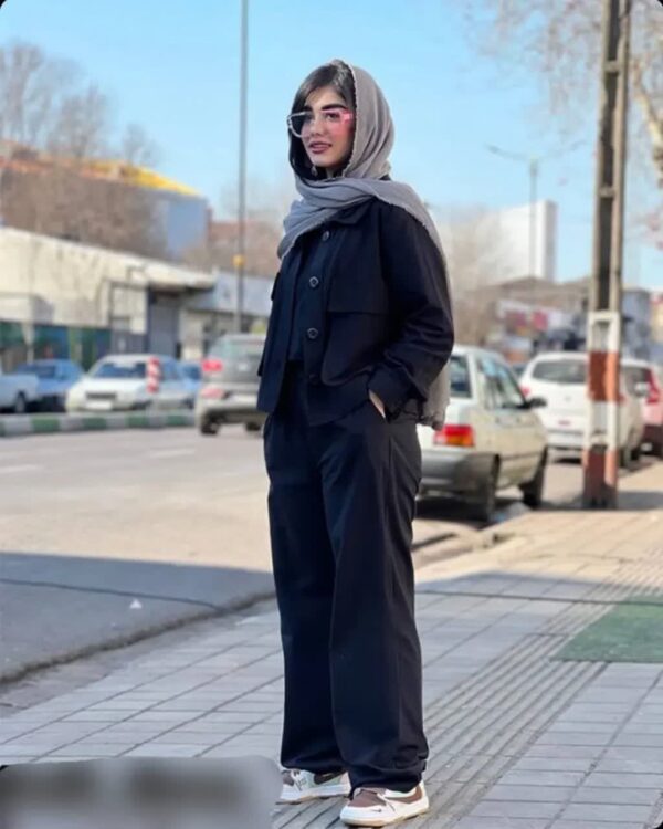 ست دوتکه کت شلوار لنین کد 301 - Image 4